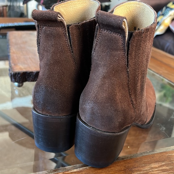 Brown Suede Booties - Picture 5 of 10